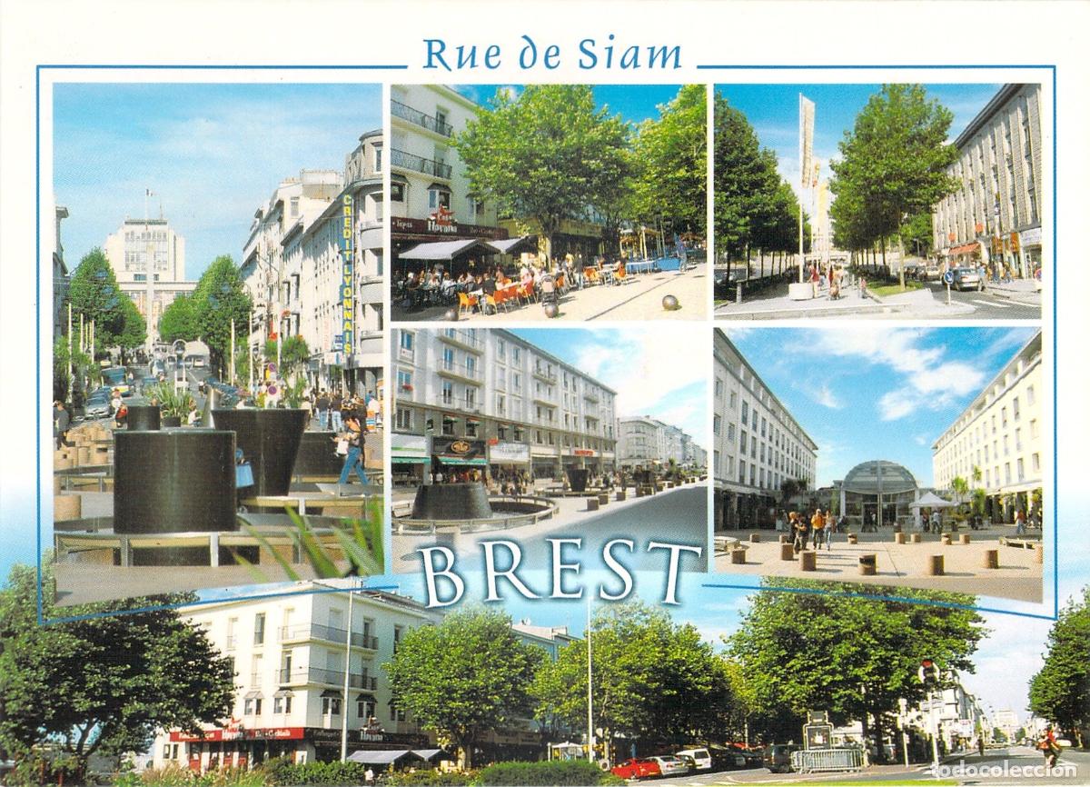 Postales: Postal de Brest, Francia - Vistas de la Rue de Siam