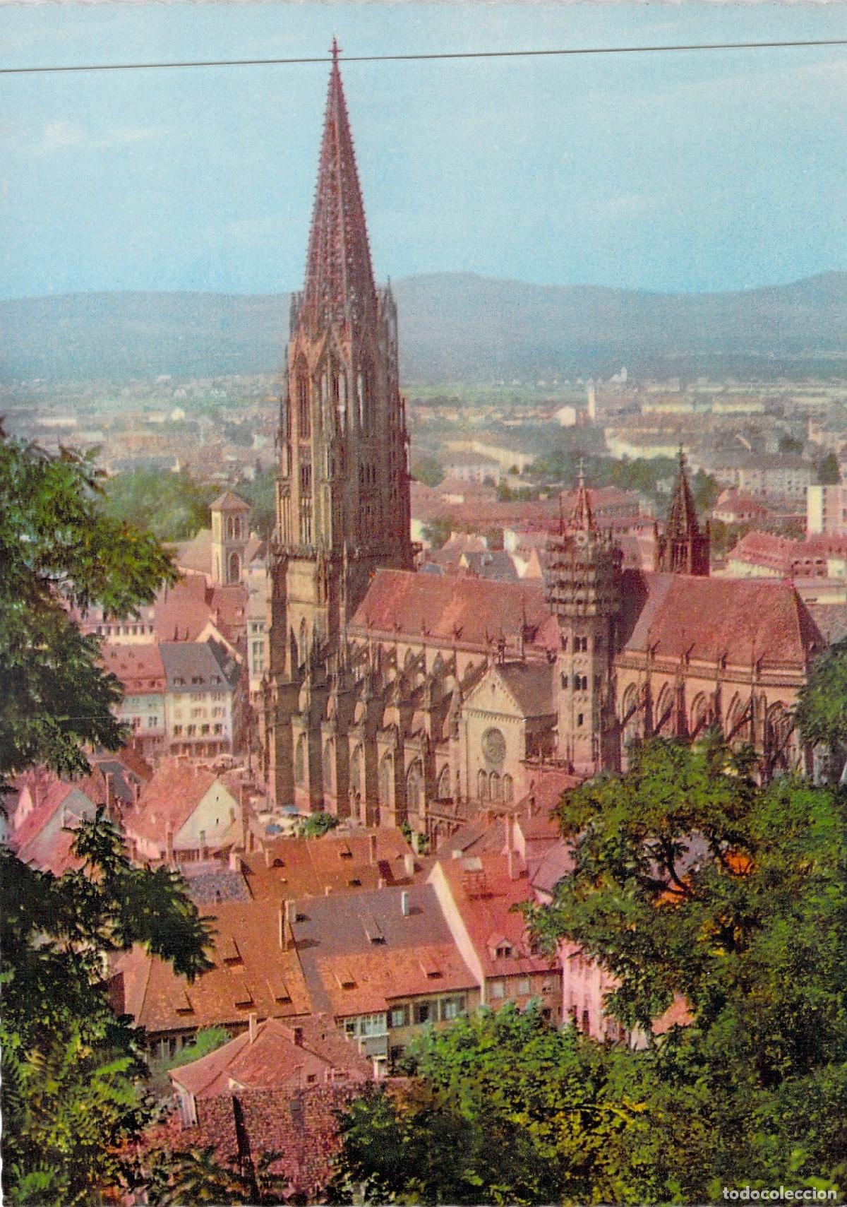 Postales: Postal de la Catedral de Freiburg im Breisgau, Alemania