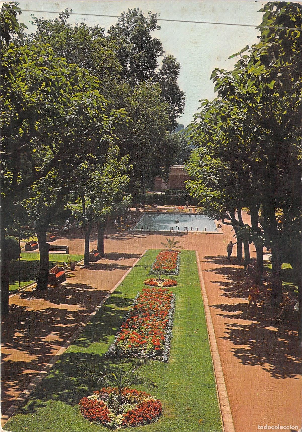 Postales: Postal de Aix-les-Bains, Le Parc et le Th&eacute;&acirc;tre de verdure, Francia
