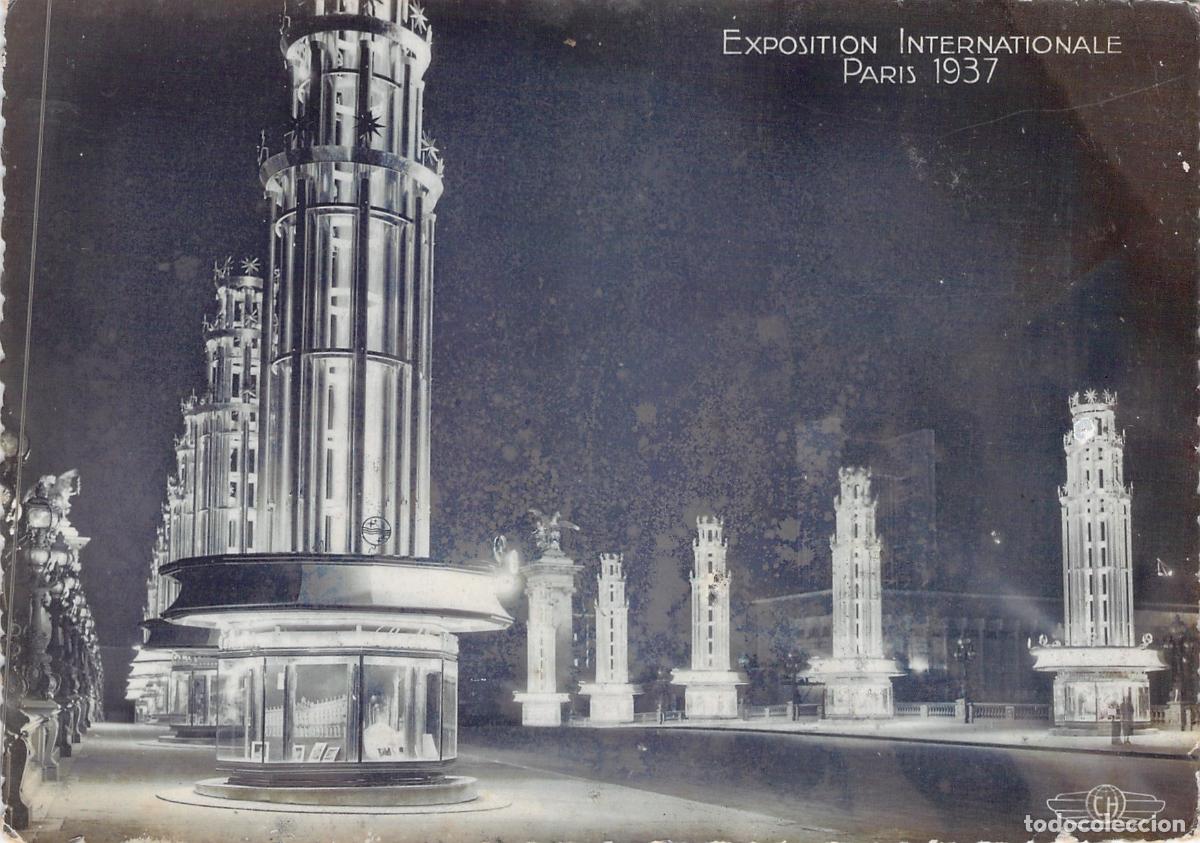 Postales: Postal Exposici&oacute;n Internacional Par&iacute;s Voie Triomphale Philips