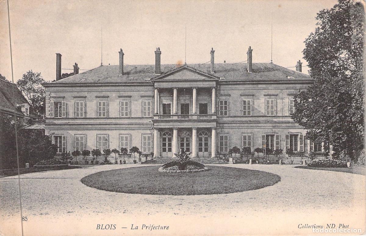 Postales: Postal de la Prefectura de Blois, Francia