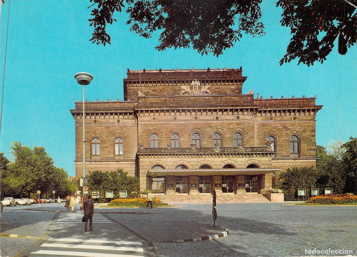 Postales: Postal de Braunschweig: Teatro Estatal Staatstheater, Alemania