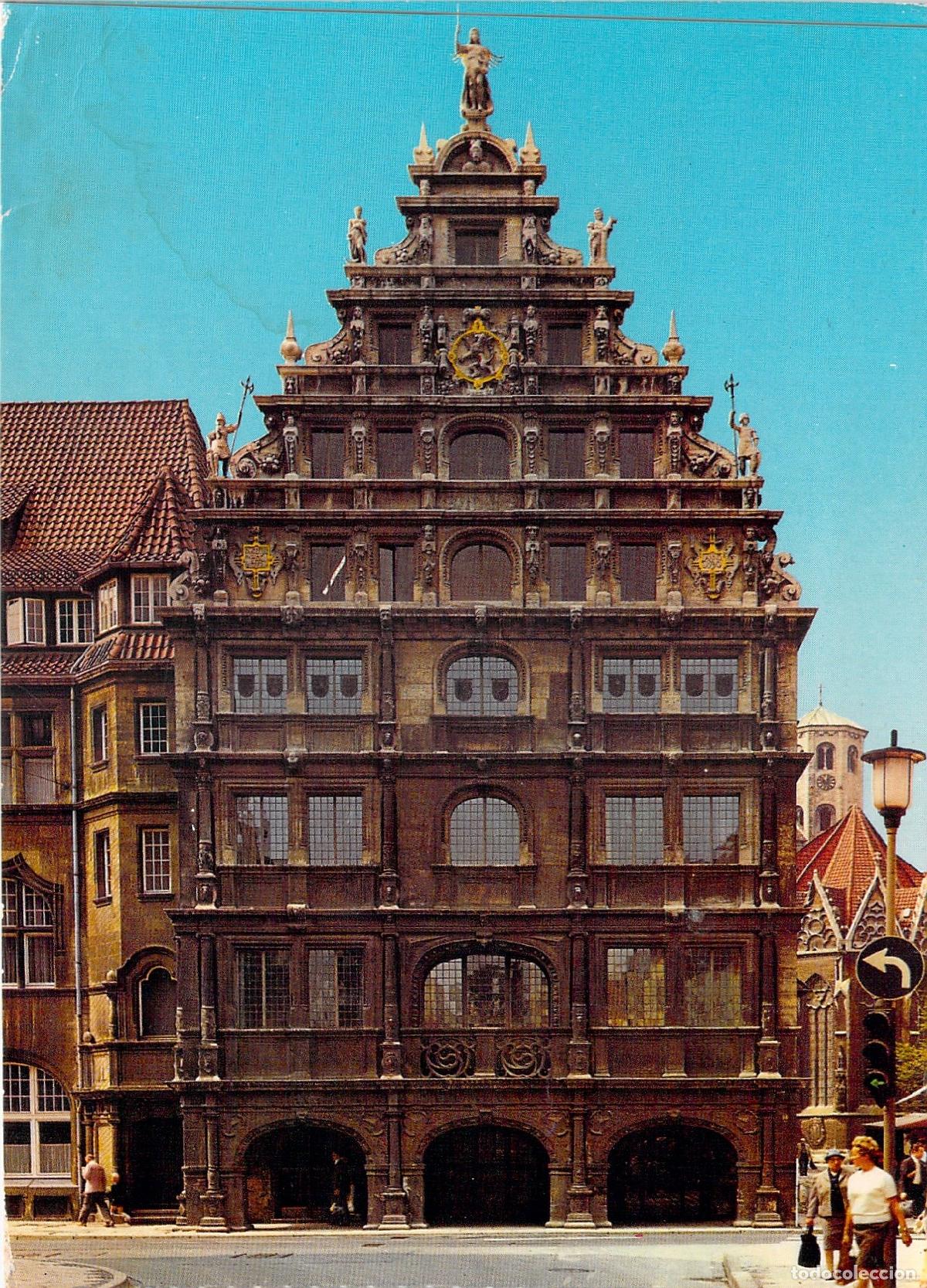 Postales: Postal de Braunschweig, Alemania - Edificio Hist&oacute;rico Gewandhaus