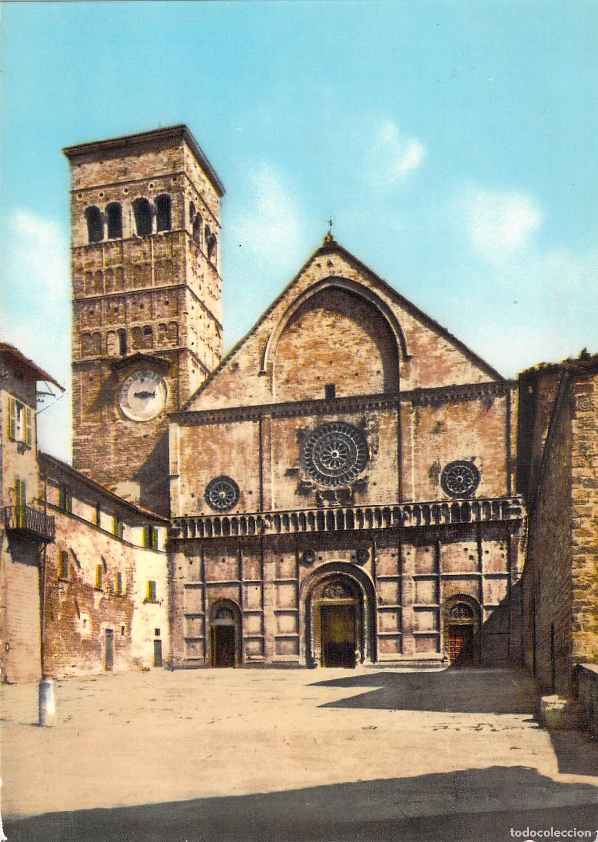 Postales: Postal de la Catedral de San Rufino, As&iacute;s, Italia - Arquitectura Rom&aacute;nica