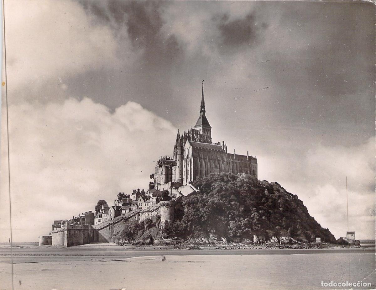Postales: Postal de la Abad&iacute;a del Mont Saint-Michel, Normand&iacute;a, Francia
