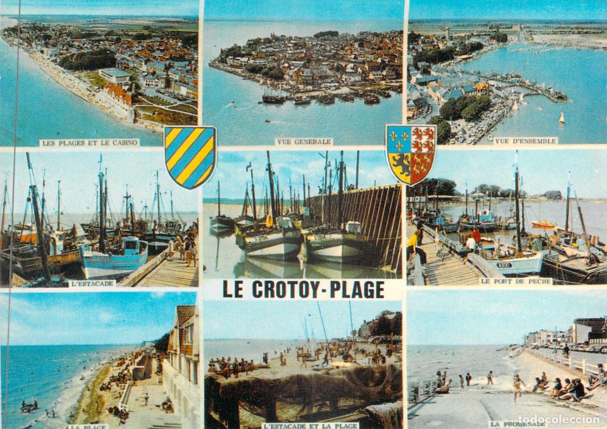 Postales: Postal de Le Crotoy-Plage, Costa de &Oacute;palo, Francia