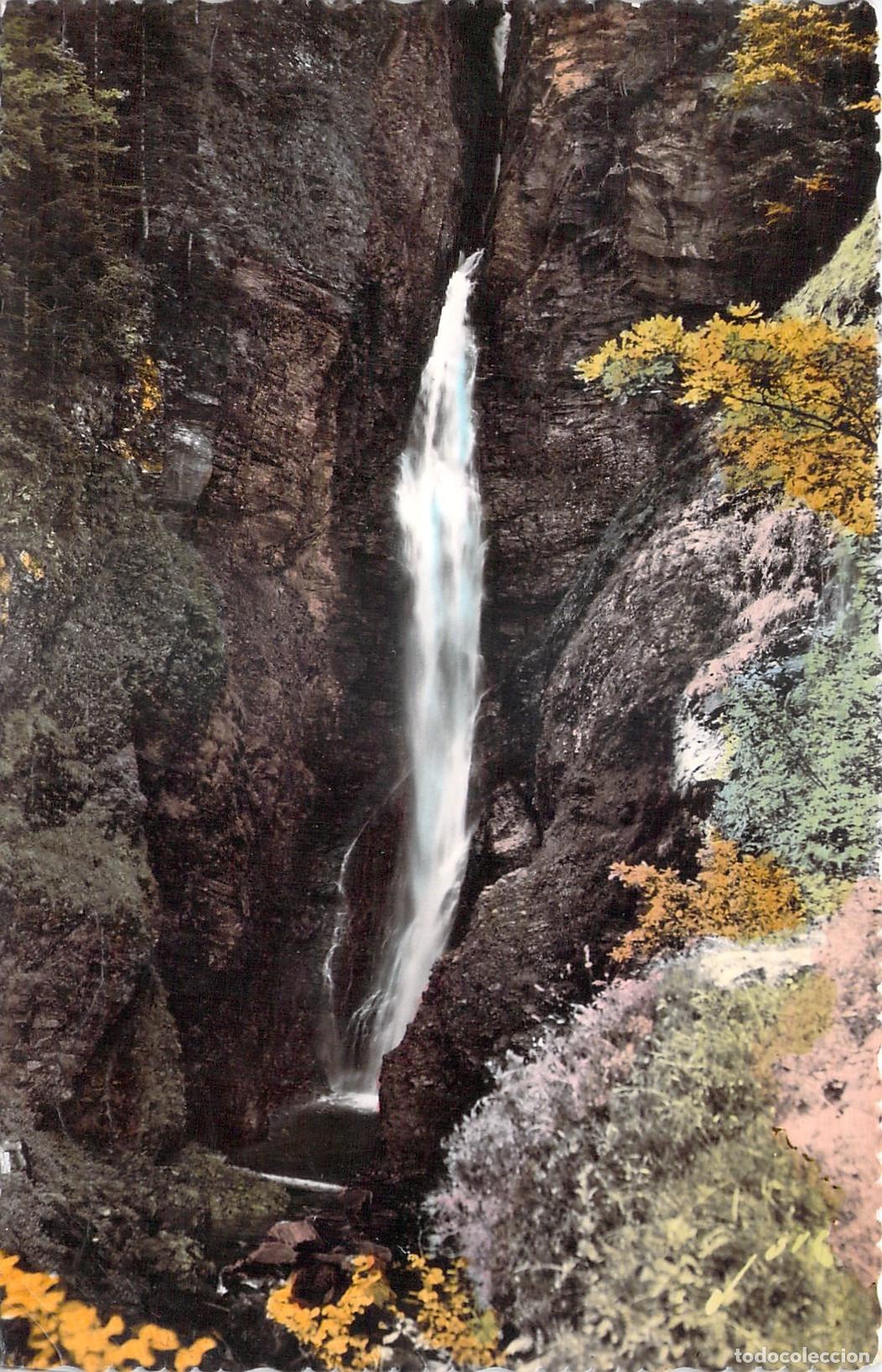 Postales: Postal de la Cascada del Infierno en el Valle del Lys, Luchon