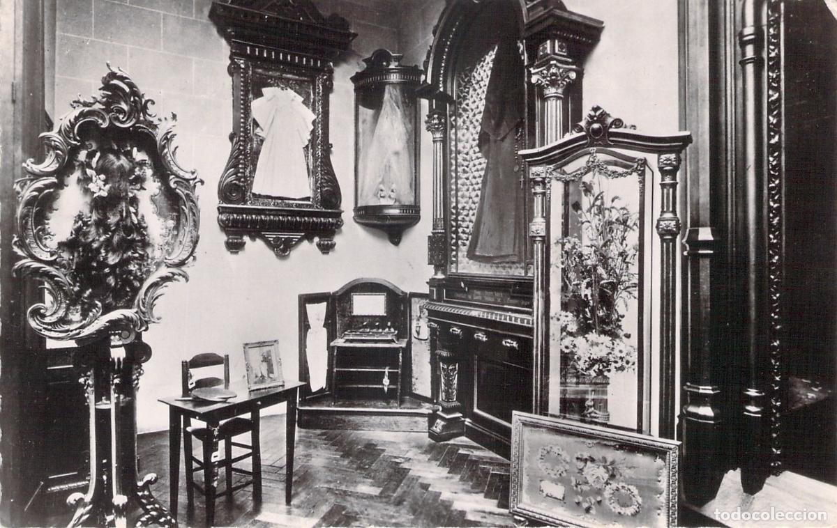 Postales: Postal de la Sala de los Recuerdos en el Carmelo de Lisieux