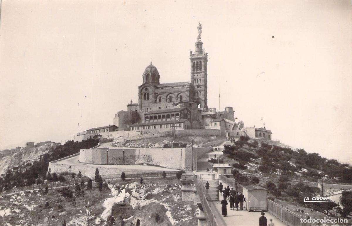 Postales: Postal de la Bas&iacute;lica Notre-Dame de la Garde en Marsella