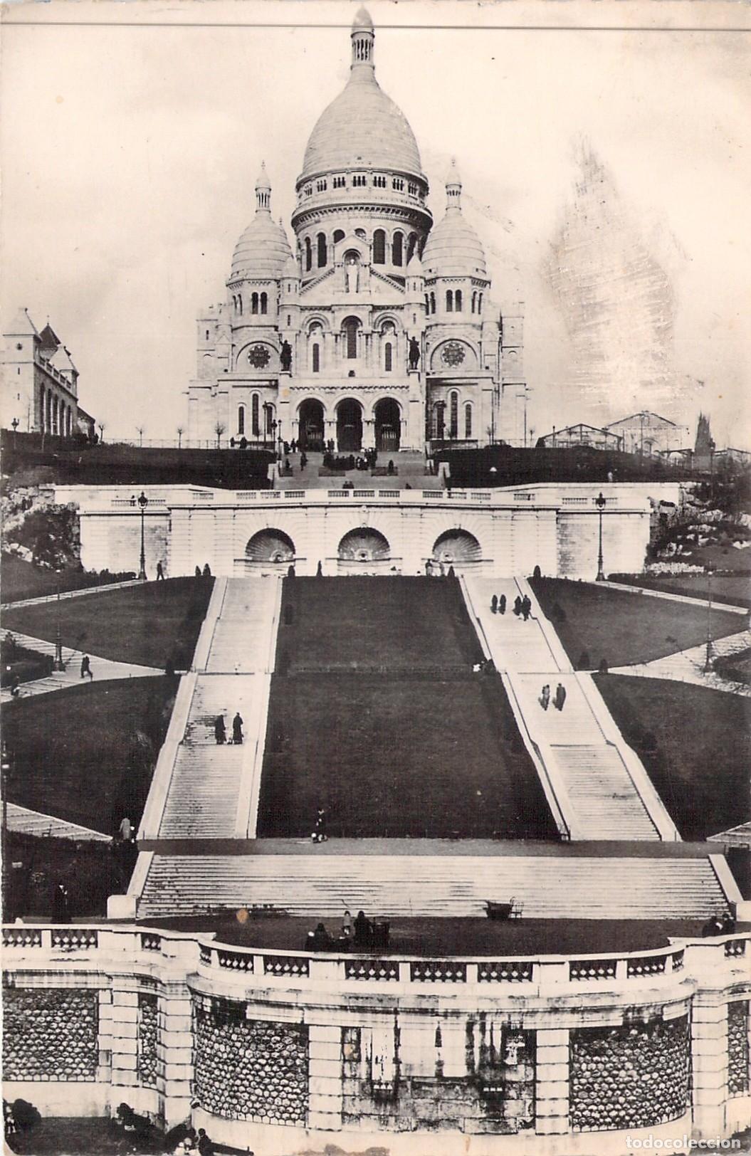 Postales: Postal de la Bas&iacute;lica del Sacr&eacute;-C&oelig;ur en Par&iacute;s, Francia