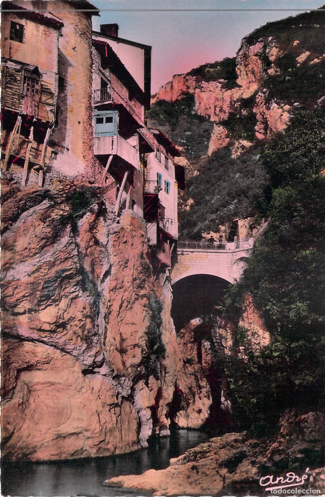 Postales: Postal Pont-en-Royans Le Vercors Puente Picard y R&iacute;o Bourne