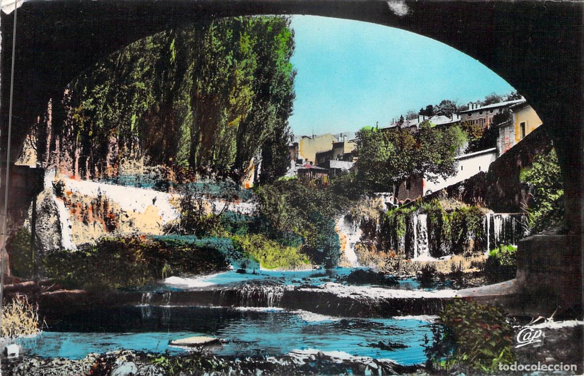 Postales: Postal de Dieulefit, R&iacute;o Jabron desde el Puente de la Estaci&oacute;n, Francia