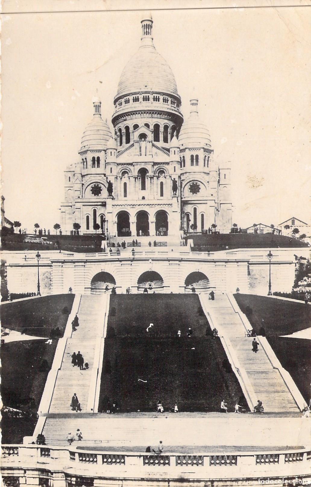Postales: Postal de la Bas&iacute;lica del Sacr&eacute;-C&oelig;ur en Montmartre, Par&iacute;s