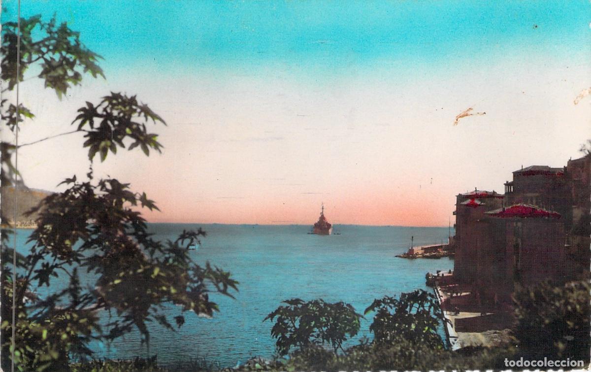 Postkarten: Postal de Villefranche-sur-Mer: Vista de la Bah&iacute;a y el Mar