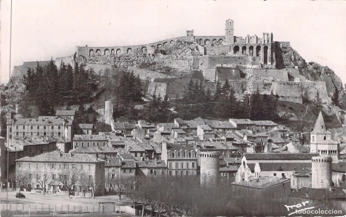 Postkarten: Postal de la Ciudadela de Sisteron, Francia
