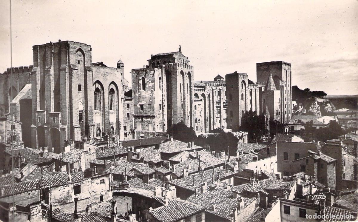 Postkarten: Postal de Avi&ntilde;&oacute;n: El Palacio de los Papas, Francia