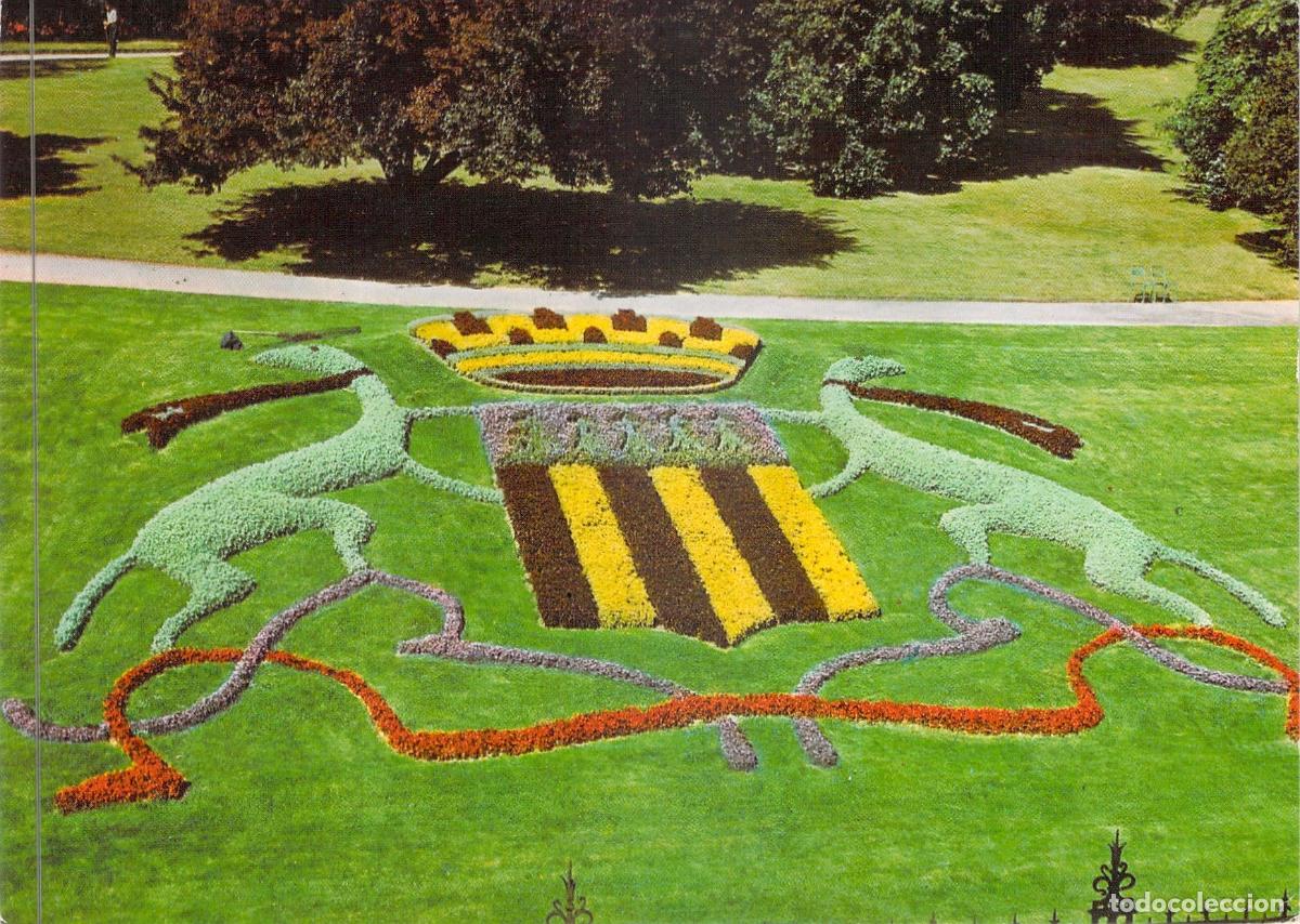 Postales: Postal de los Jardines del Thabor en Rennes, Breta&ntilde;a