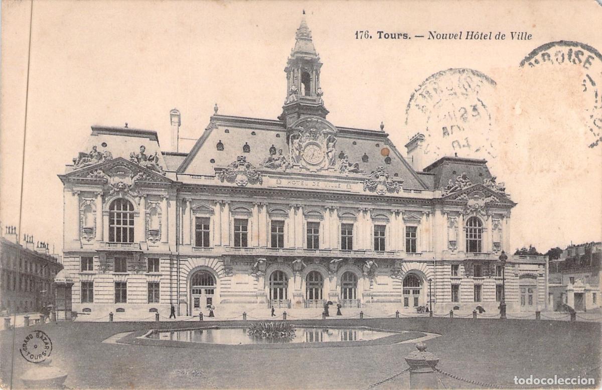 Postales: Postal de Tours - Nouvel H&ocirc;tel de Ville, Francia
