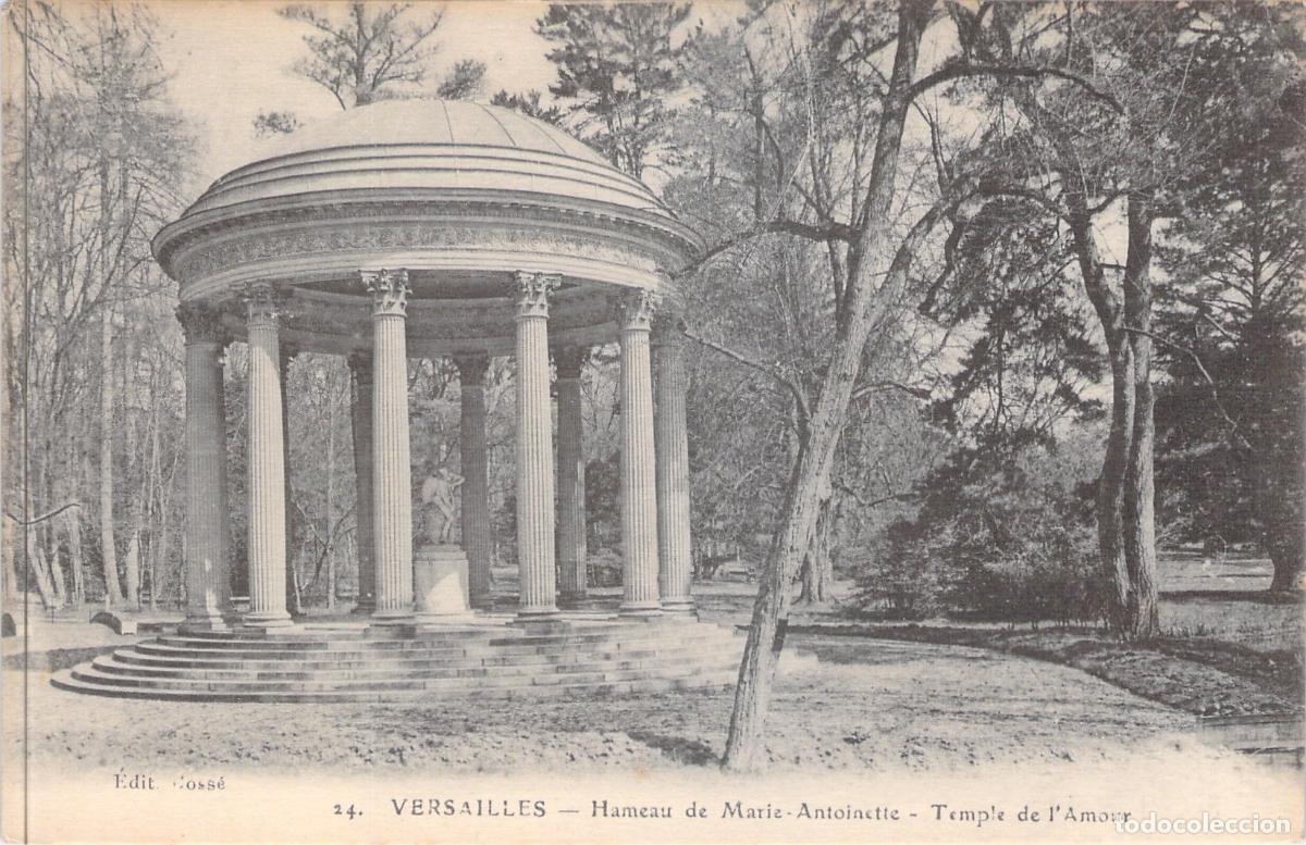Cartoline: Postal de Versalles: El Templo del Amor en el Hameau de Mar&iacute;a Antonieta