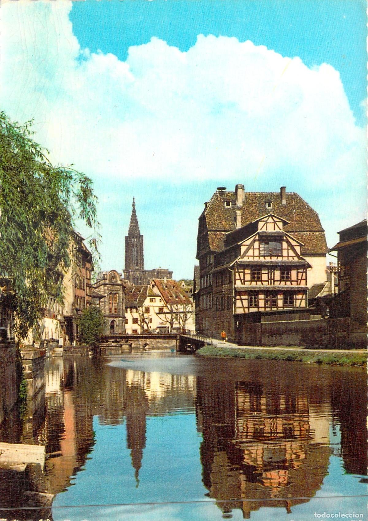 Cartoline: Postal de Estrasburgo: Barrio de La Petite France y Canal