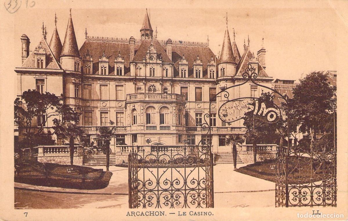 Postkarten: Postal de Arcachon en Francia - El Casino