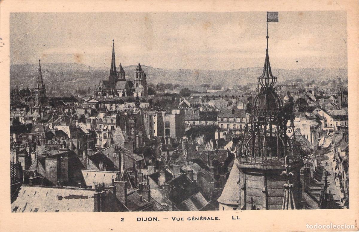 Postkarten: Postal de la Vista General de Dijon, Francia