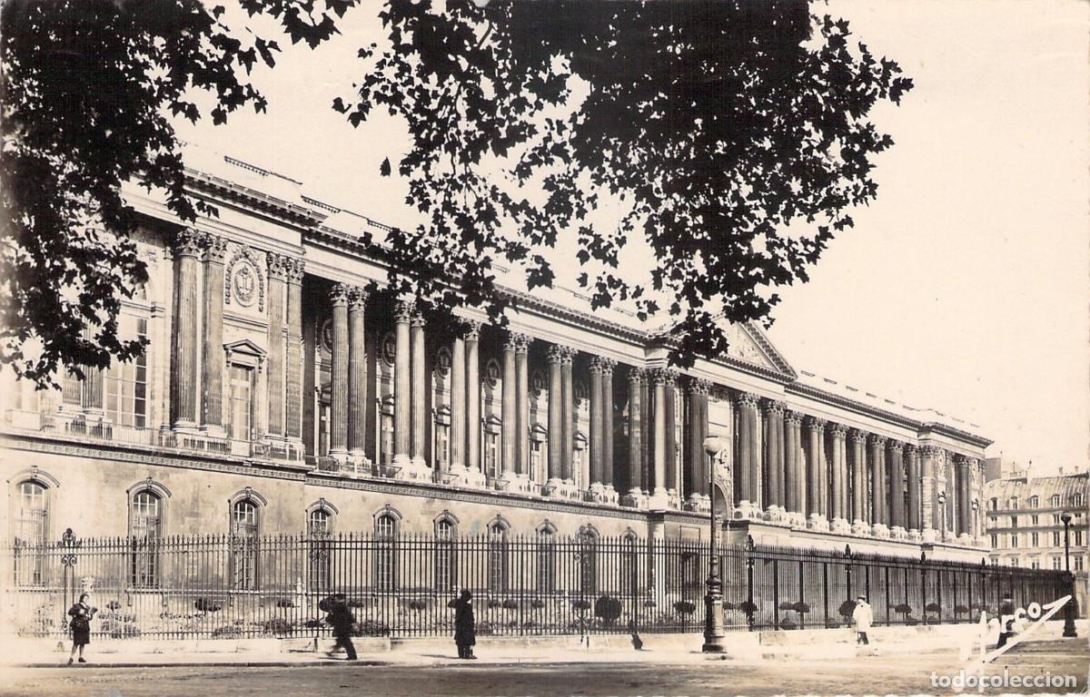 Postales: Postal del Palacio del Louvre en Par&iacute;s, Francia - Arquitectura Neocl&aacute;sica