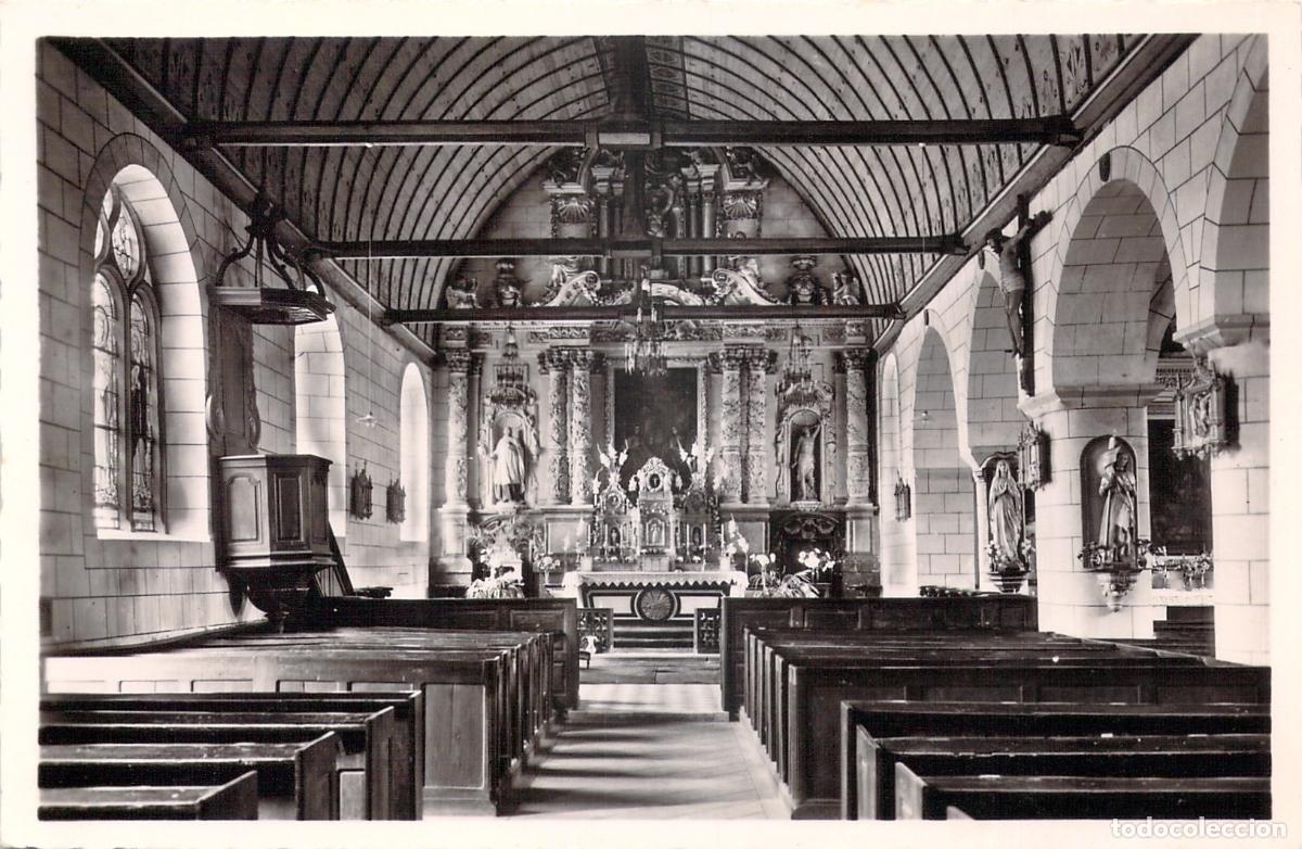 Postales: Postal Thorign&eacute;-sur-Du&eacute; Interior de la Iglesia Francia