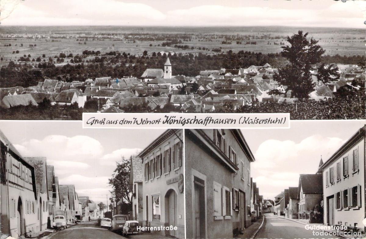 Postales: Postal de K&ouml;nigschaffhausen Kaiserstuhl Alemania Vistas de Calles