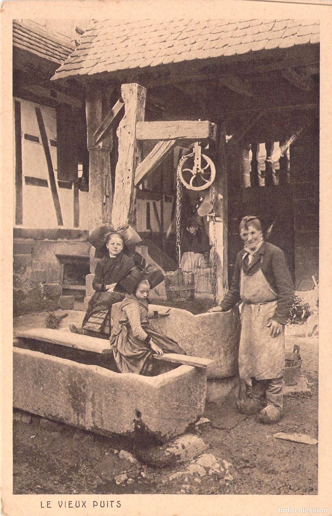 Postais: Postal de Escena Rural en Alsacia: El Viejo Pozo