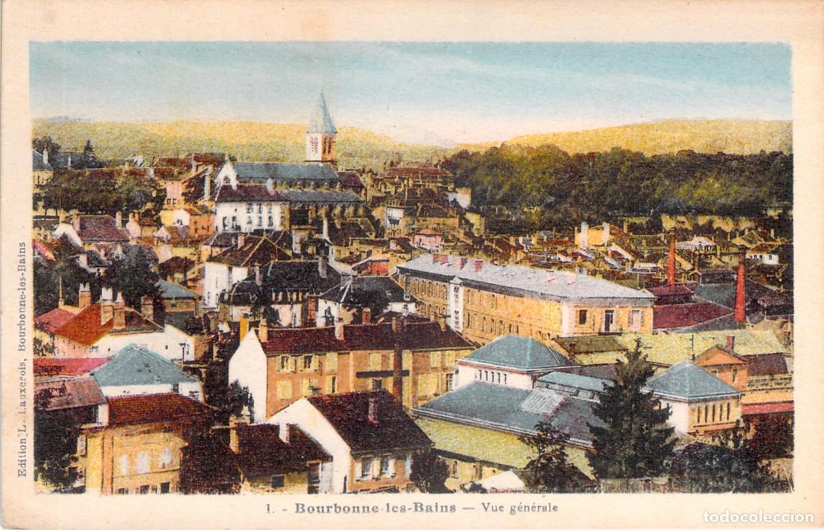 Postkarten: Postal de Bourbonne-les-Bains, Francia - Vista General