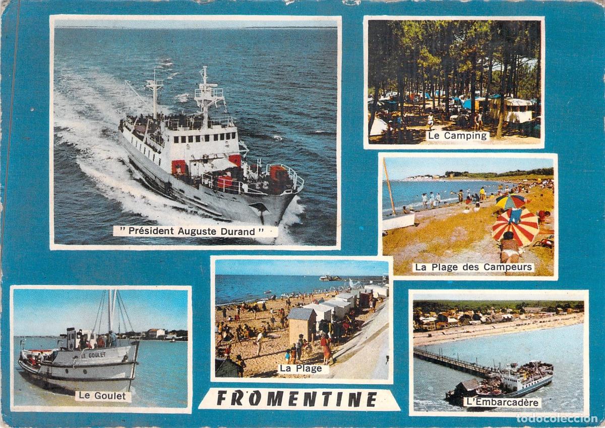 Cartoline: Postal de Fromentine Vend&eacute;e Francia Escenas de Playa y Barcos