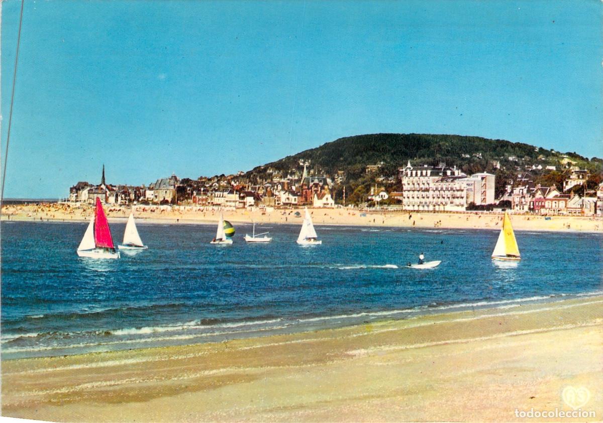 Postales: Postal de la Costa de las Flores, Regatas en Cabourg-Houlgate, Francia