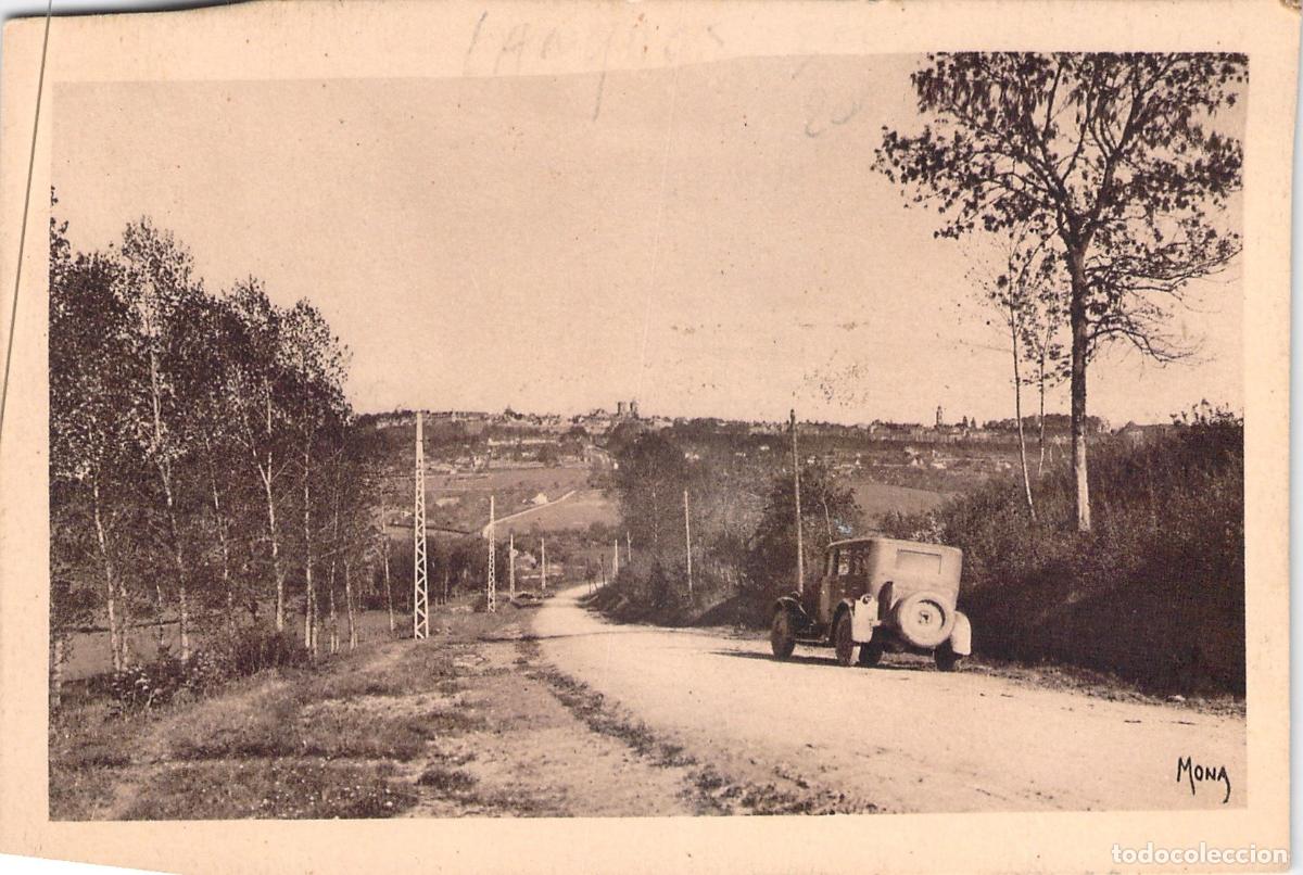 Postales: Postal de Langres Francia Vista Panor&aacute;mica desde Ruta de Perrancey