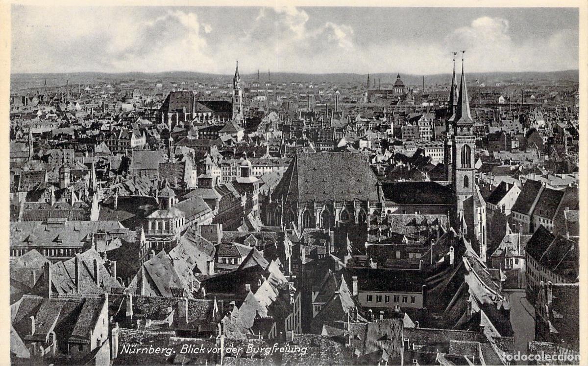 Postales: Postal de Nuremberg - Vista Panor&aacute;mica desde el Castillo Burgfreiung