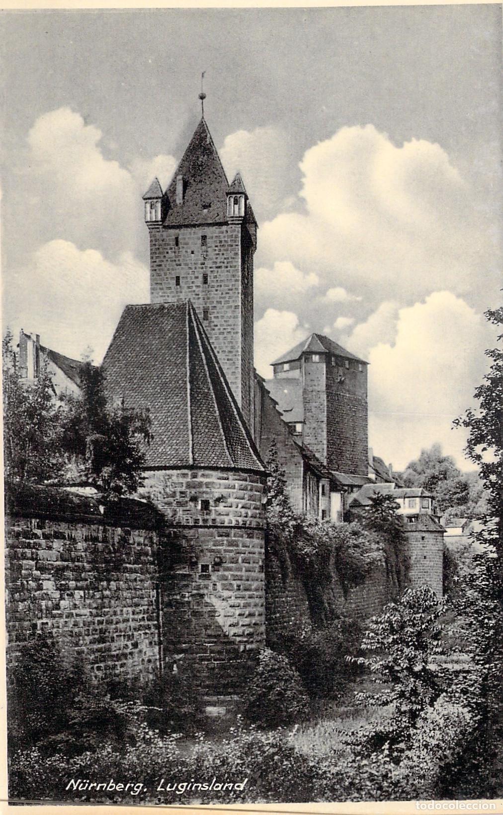 Postales: Postal de Nuremberg - Torre Luginsland y Murallas Medievales