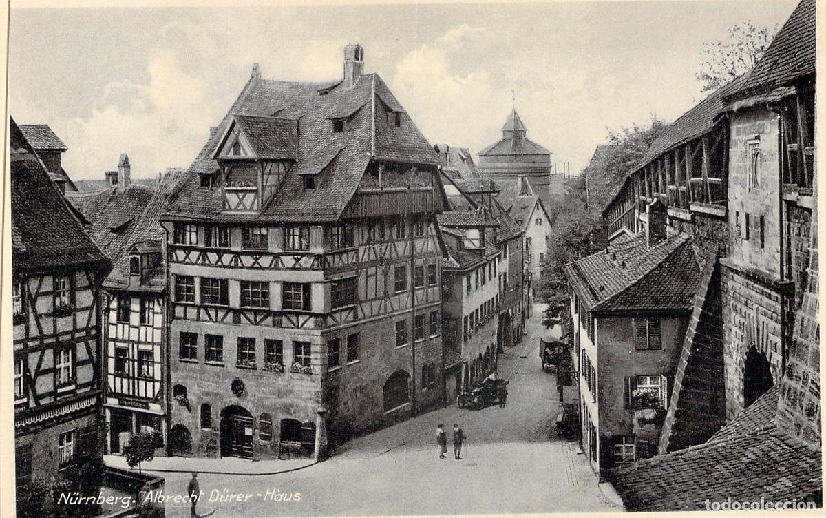 Postales: Postal de la Casa de Alberto Durero en N&uacute;remberg, Alemania