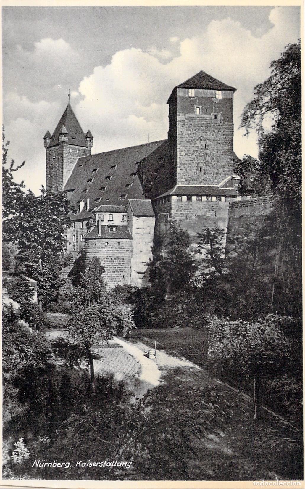 Postales: Postal de la Kaiserstallung y Torre Pentagonal en Nuremberg