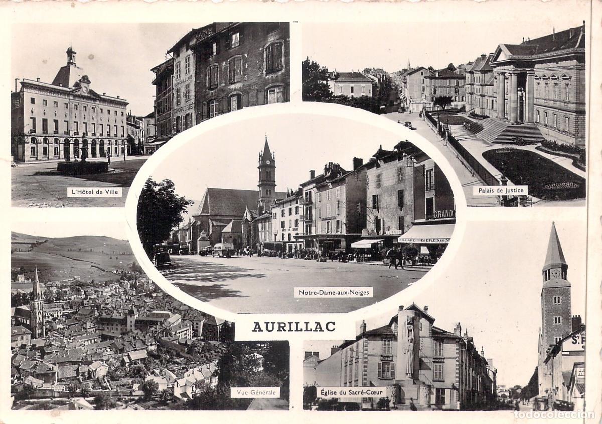 Postales: Postal Multivista de Aurillac, Francia - Vistas de la Ciudad