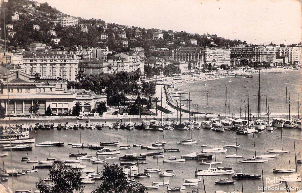 Postcards: Postal de Cannes: Vista del Puerto, el Casino y los Grandes Hoteles