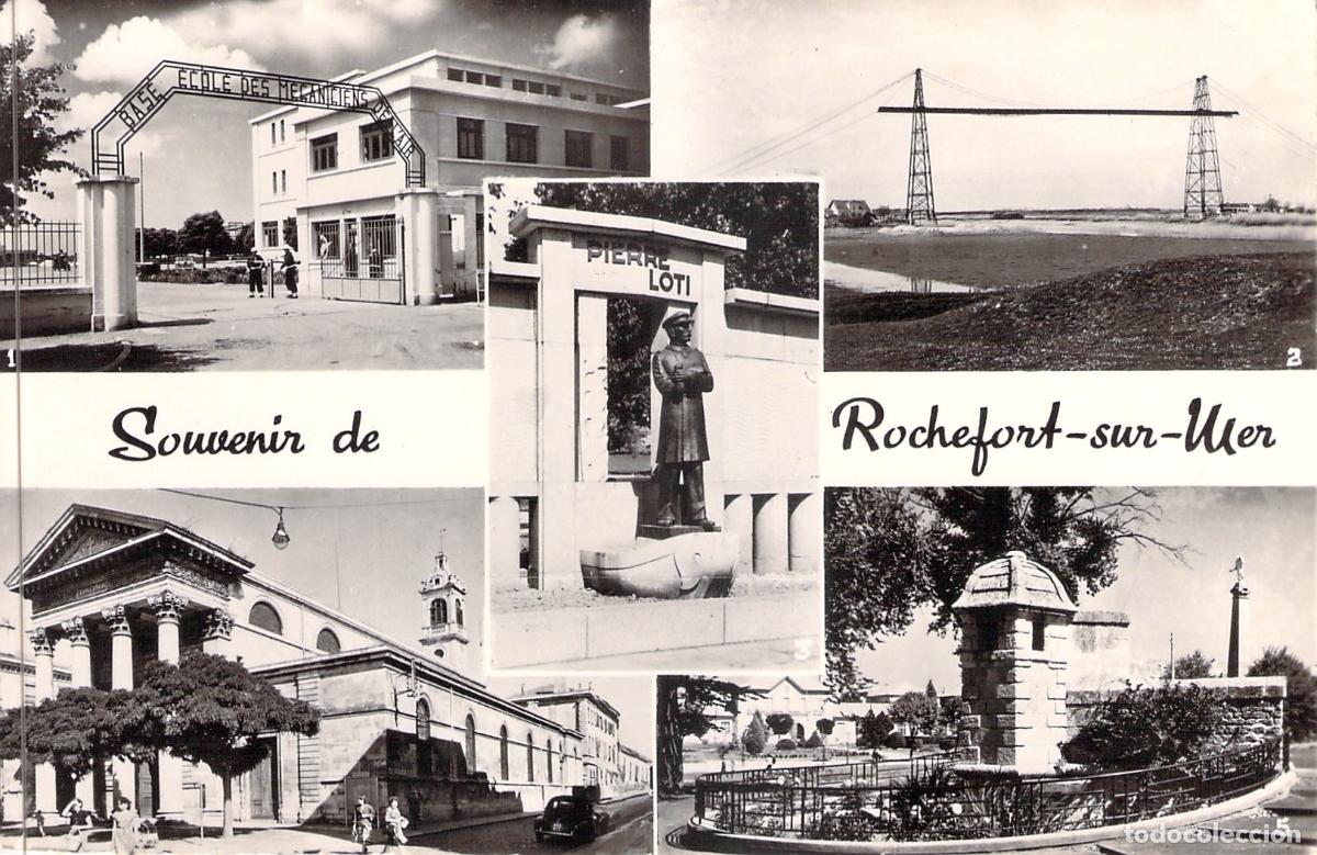 Postcards: Postal Multivista de Rochefort-sur-Mer Francia
