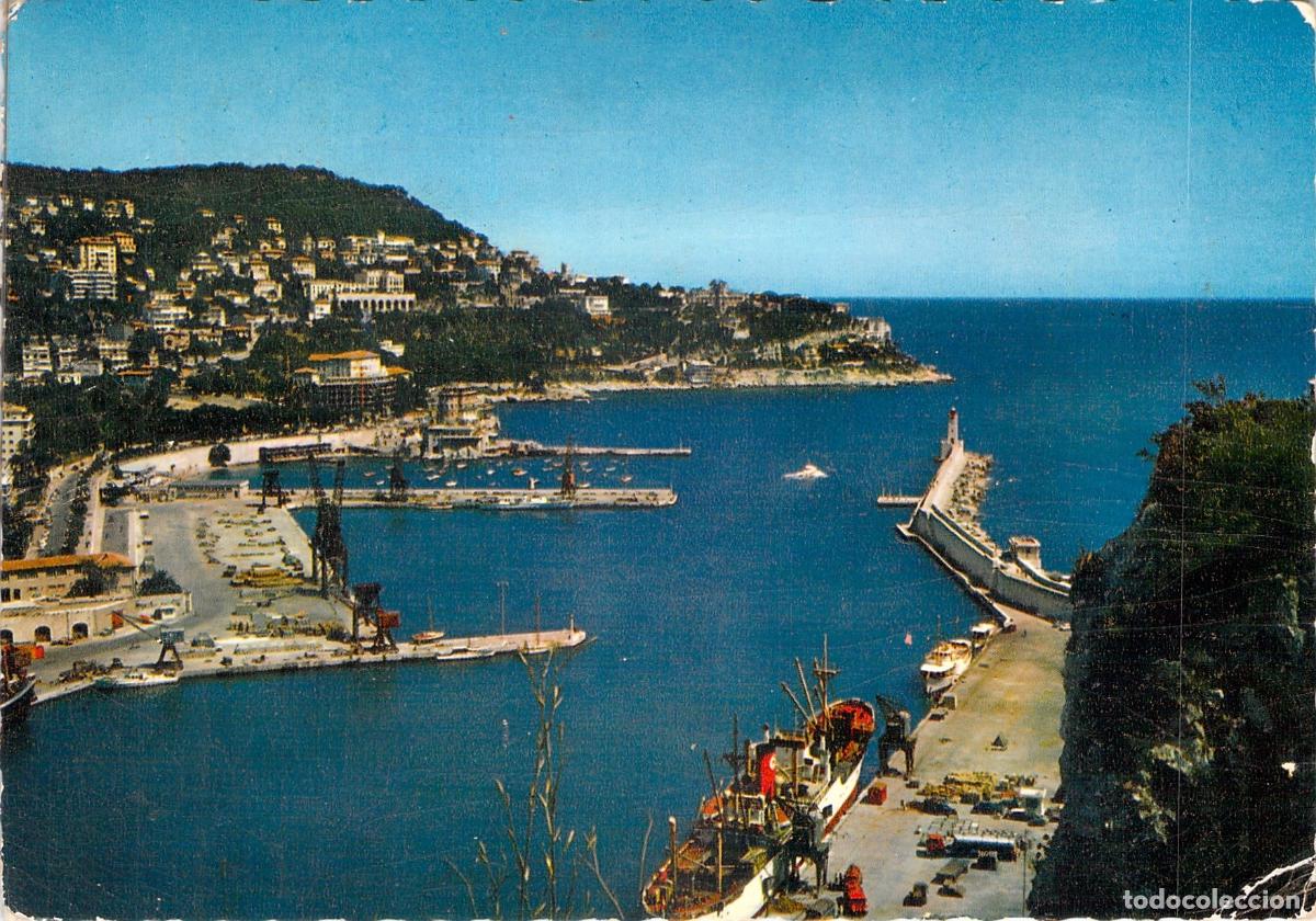 Postales: Postal del Puerto de Niza, Francia - Reflejos de la Costa Azul