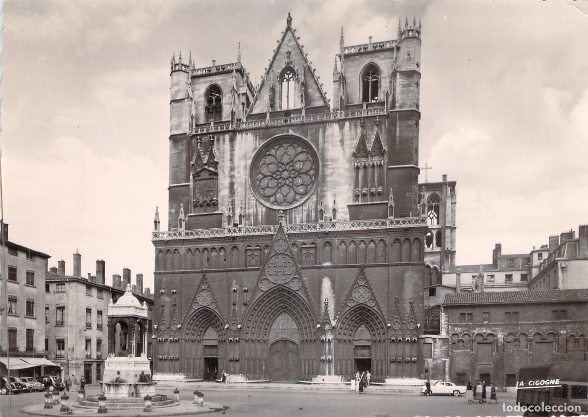 Postales: Postal Catedral de San Juan en Lyon, Francia