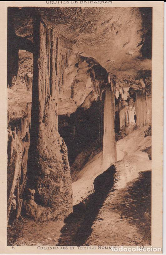 Postales: FRANCIA, GROTTES DE B&Eacute;THARRAM, COLONNADES ET TEMPLE ROMAIN - LEVY ET NEURDEIN N&ordm;8 &ndash; S/C