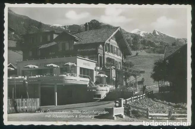 Postcards: Suiza. BE. Grindelwald. *Hotel Gletschergarten...* Ed. Phot. Perrochet n&ordm; 11133. Nueva.