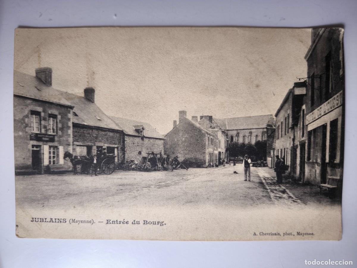 Postales: Antigua postal francesa. Jublains Mayenne. Principios siglo XX. Francia.