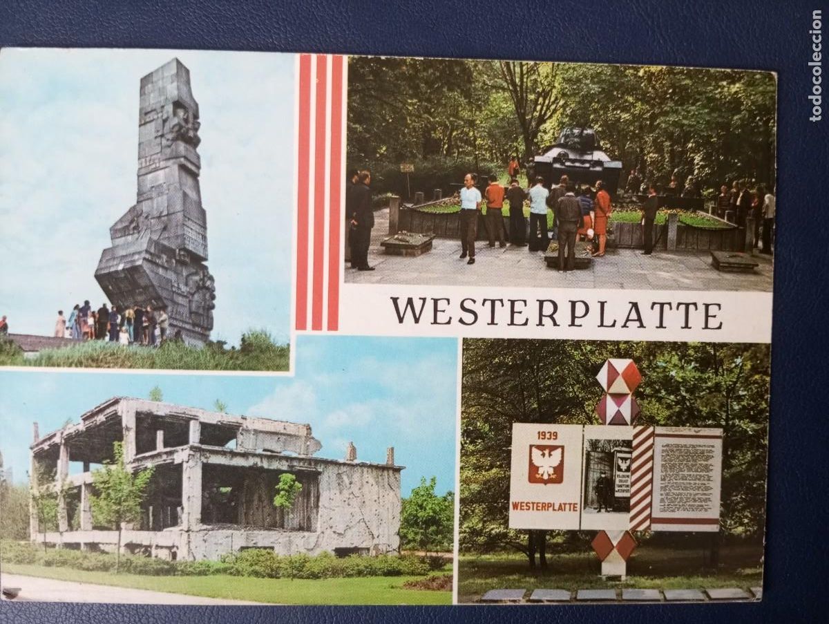 Postales: POSTAL POLACA, DANZIG,WESTERPLATTE, 1960, CIRCULADA, - Foto 1
