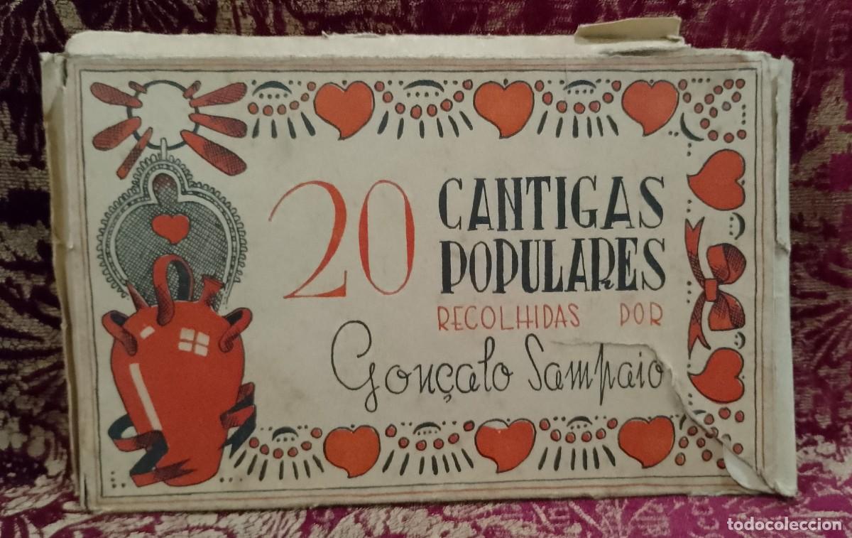 Postales: Postais 20 Cantigas Populares recolhidas por Gon&ccedil;alo Sampaio