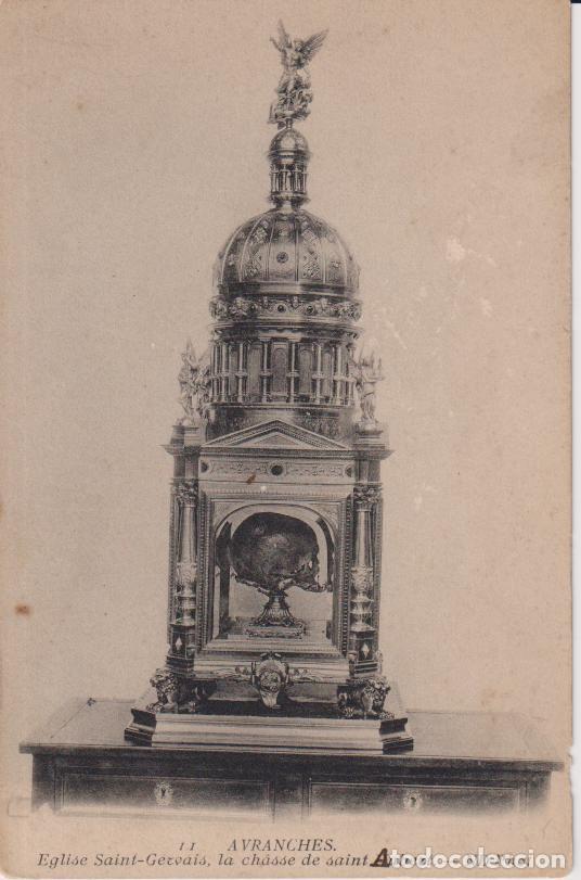Postales: FRANCIA, AVRANCHES, IGLESIA SAINT-GERVAIS, LA CH&Acirc;SSE DE SAINT AUBERT - NDPHOT II - S/C