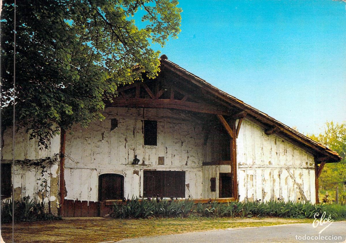 Cartoline: Postal de Granja Tradicional en Landes, Francia